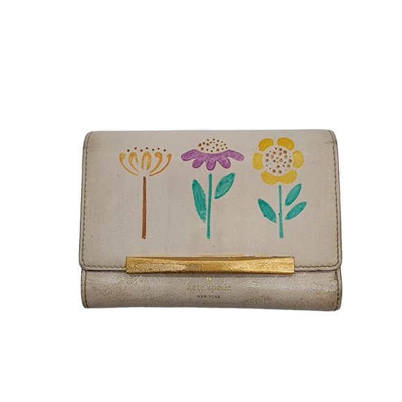 #27. Kate Spade UPCYCLED tri fold wallet - Picture 1 of 6